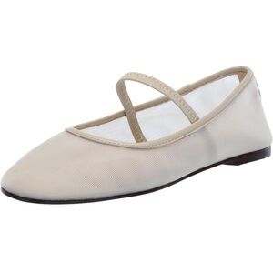 NEW Madewell Beige mesh flats greta round toe ballet flat